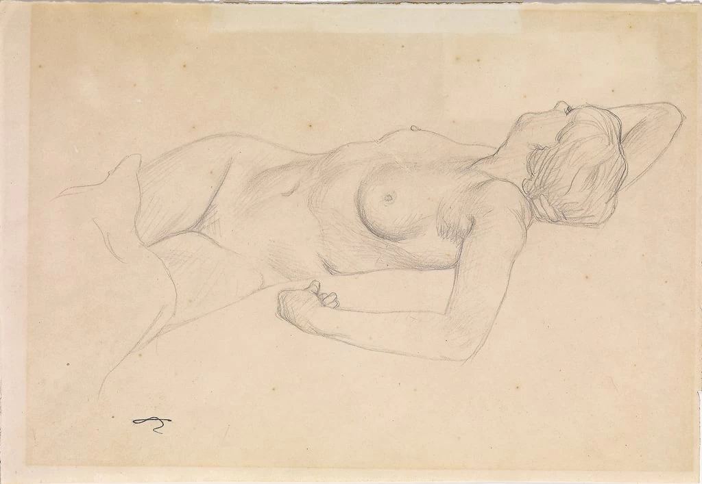 Félix Vallotton - 260, Nudo sdraiato